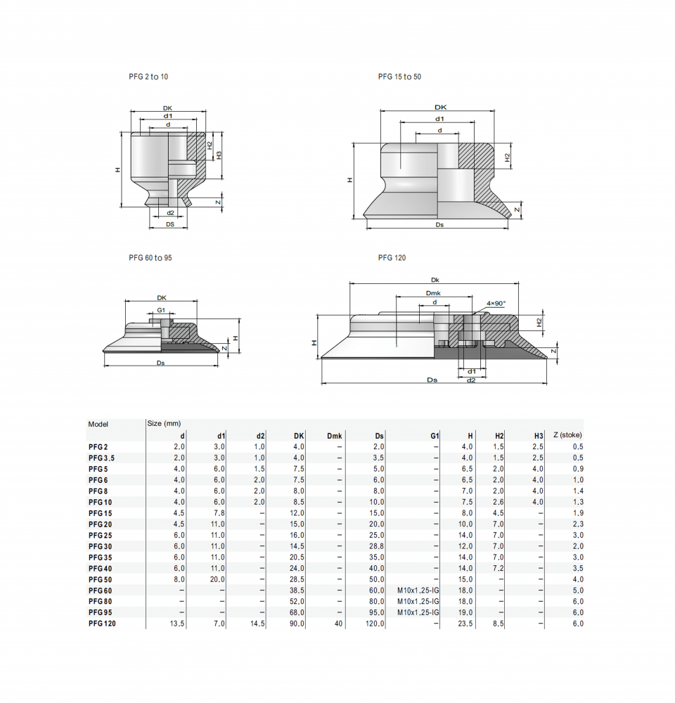 PFG-50-SI-55-N008 ������� ��������� �������� (�������) ��� ������� ��� ������ ����������� ������������